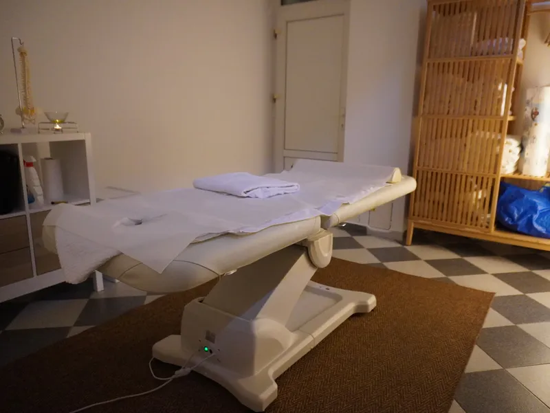 Detalj opreme za masažu u Studio Spinalis